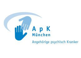 Aktionsgemeinschaft der Angehörigen psychisch Kranker, ihrer Freunde und Förderer e.V. München - APK - Logo - Beitragsbild