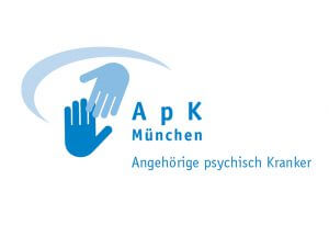 Aktionsgemeinschaft der Angehörigen psychisch Kranker, ihrer Freunde und Förderer e.V. München - APK - Logo - Beitragsbild